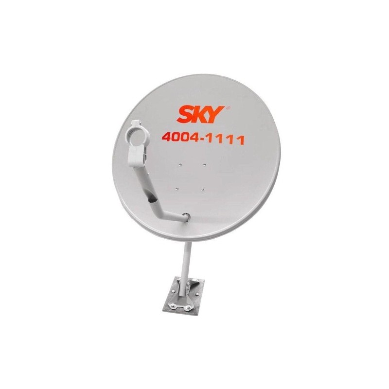 Antena Sky + Lnb Digital Parabolica Chapa 60cm Ku Universal