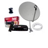 Kit Nova Parabólica Digital 60cm Completo Bedinsat Bs9900s