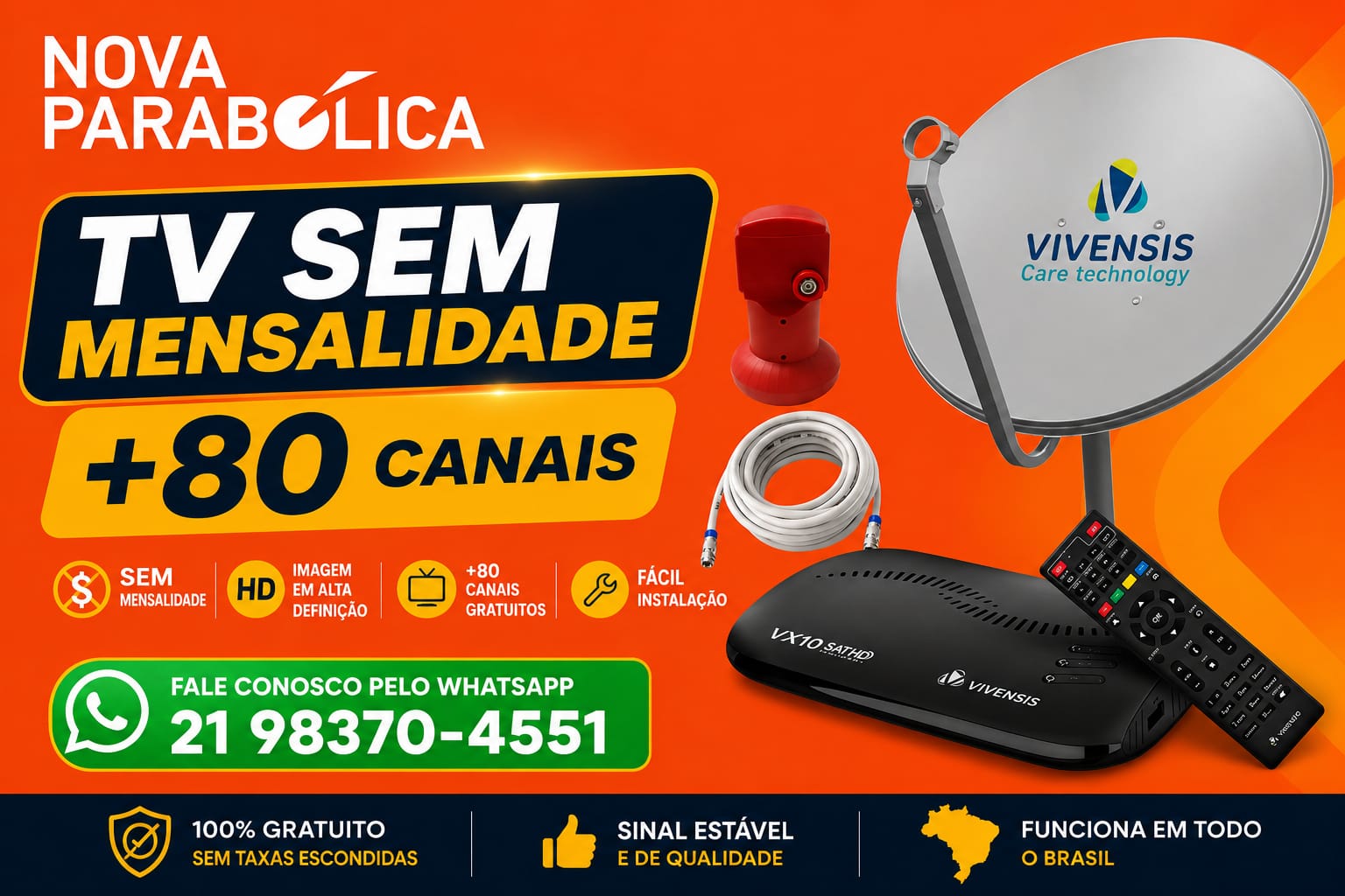 Instalação Profissional de Antenas